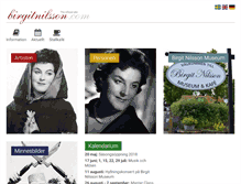 Tablet Screenshot of birgitnilsson.com